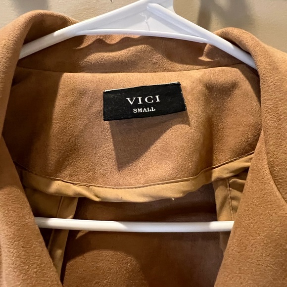 VICI faux suede jacket - size small - Picture 2 of 3